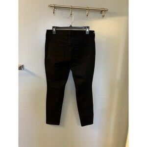 Old Navy Women's Pop Icon Skinny Jeans Size 6 Short Black Mid Rise